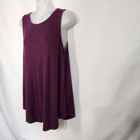 Old Navy Womens Tank Top Small Purple Swing Soft Tunic Sleeveless Rayon Stretch - Picture 5 of 8